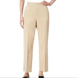 ALFRED DUNNER Classic PANTS TAN NWT 8P